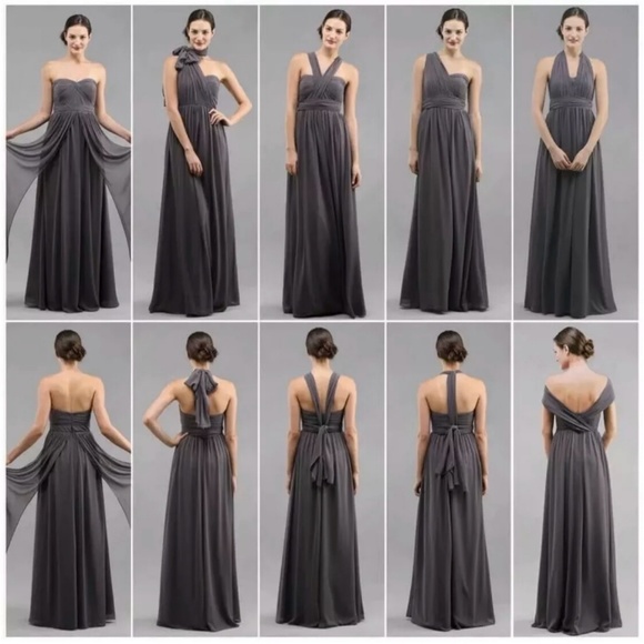 Jenny Yoo Aidan Chiffon Bridesmaids Gown - Picture 3 of 4